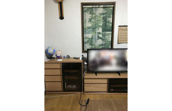 松戸市T.S様のテレビボードとサイドボードのセット